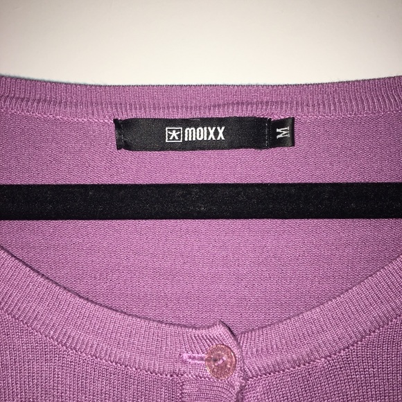 Purple Cardigan with embellished shoulders - Picture 3 of 4